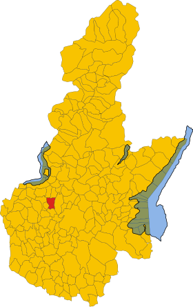 Localização do Rodengo-Saiano