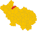 Collocatio finium Municipii Vici in Provincia Frusinati.