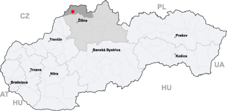 Map slovakia turzovka.png