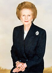 Portrait of Margaret Thatcher