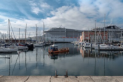 Marina of the Real Club Náutico, A Coruña, Galicia, Spain