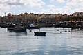 English: Harbor in the fishing village Marsaxlokk, Malta