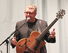 Martin Taylor in Hobart, Australia in 2014, with his signature model Peerless Guitar Martin Taylor, Hobart 2014.jpg