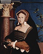 Hans Holbein el Joven, Retrato de Mary Wotton