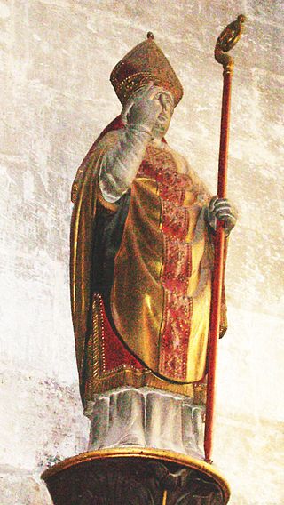 <span class="mw-page-title-main">Maximus of Évreux</span> 4th-century Christian bishop, martyr, and saint