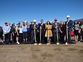 Mayor Garcetti helps break ground on a new aviation facility expansion at Van Nuys Airport. (16572538401).jpg