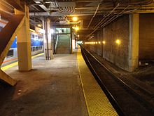 One of the Metra platforms Metra Platform at Millennium Station looking inbound.jpg