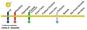 Vignette pour Ligne 4 du métro de São Paulo