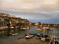 Mevagissey in the Evening, seen from Bay View Flat