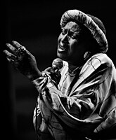 Miriam Makeba, jihoafrická zpěvačka, známá také jako Mama Afrika