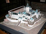 Skalmodell av Slottet Tre kronor i museet.