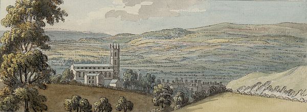 A view of Mold c.1778