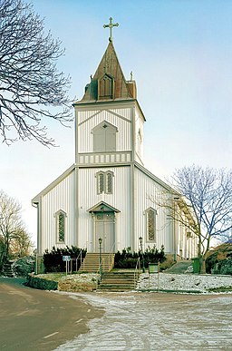 Mollösunds kyrka i december 2002