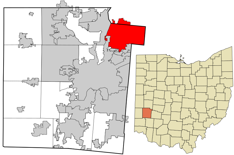 File:Montgomery County Ohio incorporated and unincorporated areas Huber Heights highlighted.svg