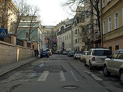 Малый Палашёвский. Вид от Сытинского переулка