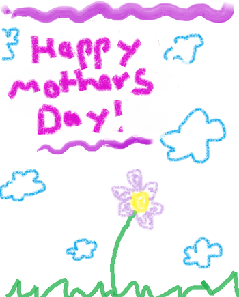 English: Mother's Day card