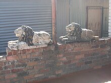 Mpanza Lions on the wall of the James Mpanza House Mpanza Lions on wall of his house.jpg
