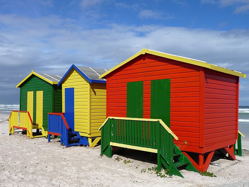 File:Muizenberg Beach Huts.JPG