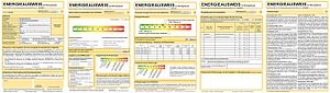 Muster eines verbrauchsbasierten Energieausweises