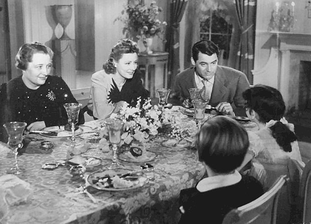 À gauche, dans Mon épouse favorite (1940),avec Irene Dunne et Cary Grant