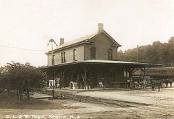 Newton Station (built 1873) was one of the first station sites in the system. N-best one.JPG