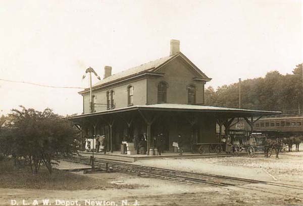 Newton station, built 1873, was one of the first stations