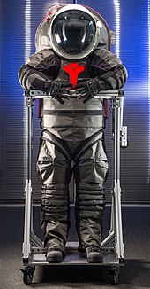 NASA Z-2 spacesuit prototype, which includes technologies in support of developing Martian EVA suits NASA Z-2 spacesuit prototype.jpg