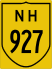 National Highway 927 marker