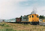 2200-en, waaronder de 2207, in dienst bij Lovers Rail te IJmuiden; 1 september 1997.