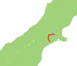 New Zealand State Highway 77 road in New Zealand