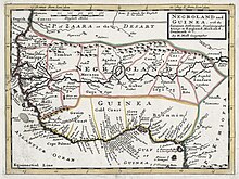 Map of Westafrica by H. Moll, 1727 Negroland and Guinea.jpg