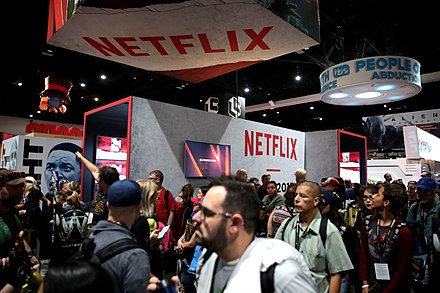 Netflix's booth at the 2017 San Diego Comic-Con