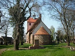 Romanesque church in Neutz (Wettin-Löbejün, district of Saalekreis, Saxony-Anhalt)