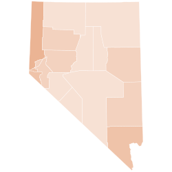 Nikki Haley's popular vote share by county
10-20%
20-30%
30-40%
40-50% Nevada2024RepPrimaryHaleyResults.svg