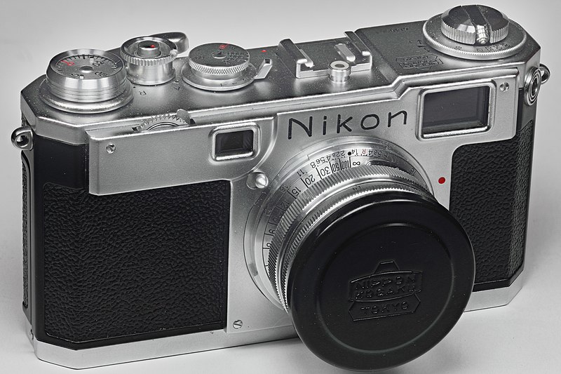 File:Nikon S2 Rangefinder (Chrome Dial) with 5cm f-1.4 lens (5585559178).jpg