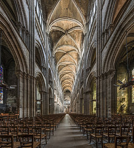 Interior of Notre-Dame de Rouen