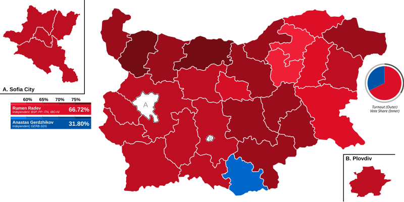 File:November 2021 Bulgarian presidential election second round Results.svg