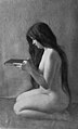 Nude woman holding book by Robert Wilson Shufeldt 11.jpg