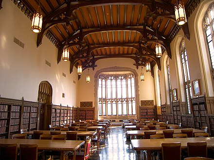 Great Reading Room inside Bizzell Memorial Library