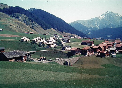 Camischolas (Sedrun) seen to the east