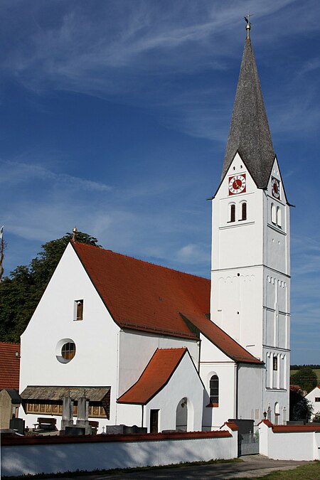 Oberlauterbach Pfarrkirche St. Andreas