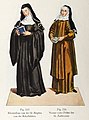 Tafel 108 215: Klosterfrau von der hl. Birgitta von der Rekollektion 216: Nonne vom Orden des hl. Ambrosius