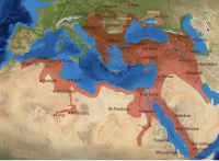 Carte de l'Empire ottoman à son apogée, au XVIe-XVIIe siècle.