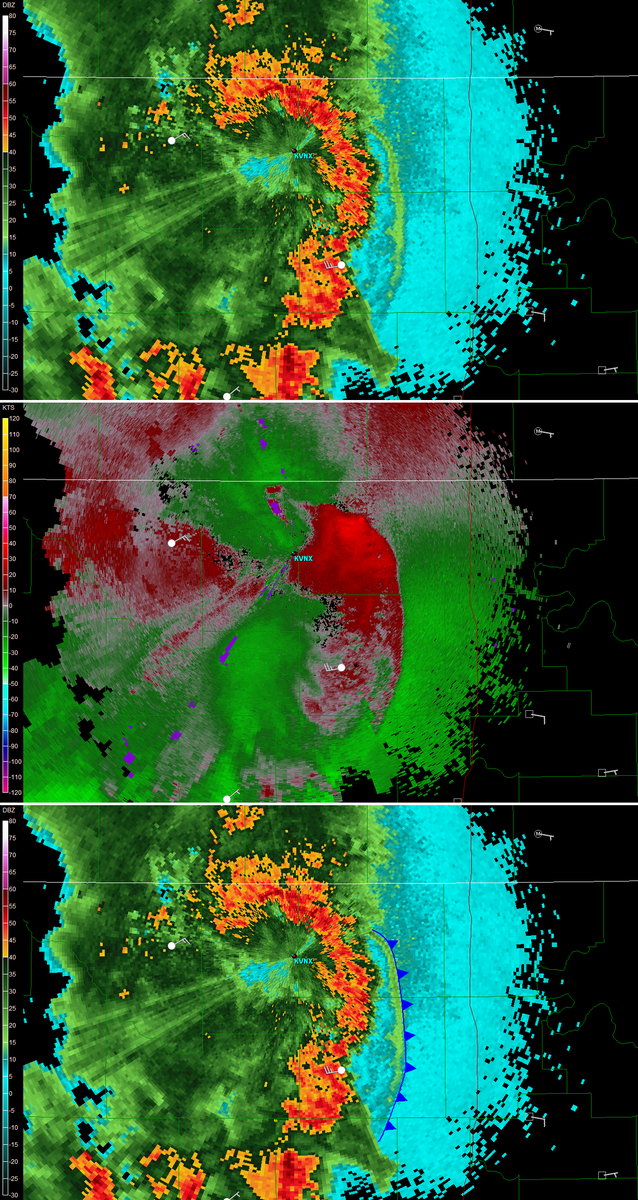 Outflow boundary