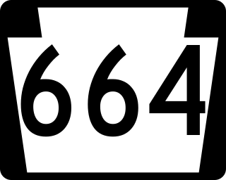 <span class="mw-page-title-main">Pennsylvania Route 664</span> State highway in Pennsylvania, US