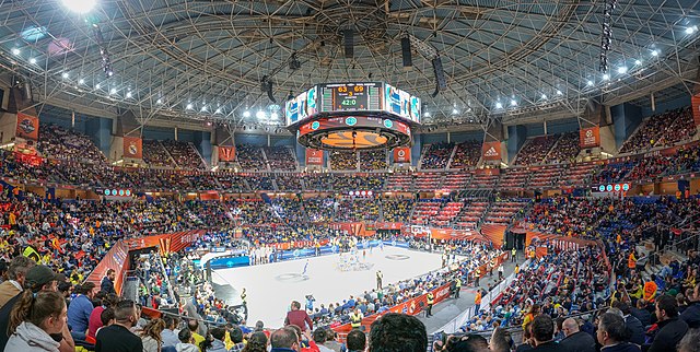 View of the arena during the 2019 EuroLeague Final Four