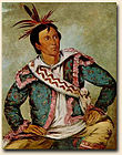 Choctawhøvdingen Peter Pitchlynn, 1834.