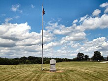 Pottertown Bridge Burners memorial near Mosheim, dedicated to the Lick Creek bridge burners Pottertown-Bridge-Burners-monument-tn1.jpg