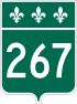 Route 267 Schild