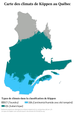 Vignette pour Climat du Québec